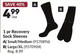 Princess Auto 1 pr Recovery Sock Sleeves Small/Medium offer