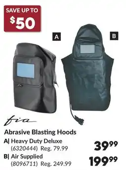 Princess Auto Abrasive Blasting Hoods offer