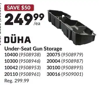 Princess Auto Under-Seat Gun Storage offer