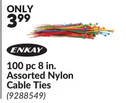 Princess Auto 100 pc 8 in. Assorted Nylon Cable Ties offer