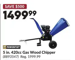 Princess Auto 5 in. 420cc Gas Wood Chipper offer