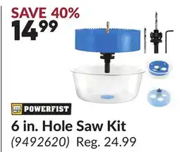 Princess Auto 6 in. Hole Saw Kit offer