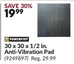 Princess Auto 30 x 30 x 1/2 in. Anti-Vibration Pad offer
