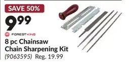 Princess Auto 8 pc Chainsaw Chain Sharpening Kit offer