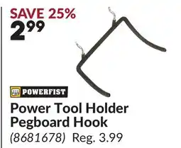 Princess Auto Power Tool Holder Pegboard Hook offer