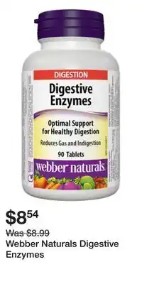 Well Webber Naturals Digestive Enzymes offer