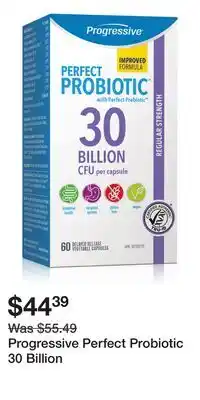 Well Progressive Perfect Probiotic 30 Billion offer
