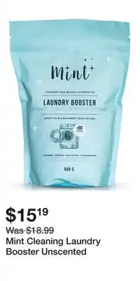 Well Mint Cleaning Laundry Booster Unscented offer