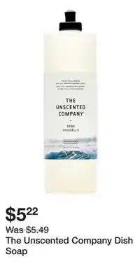 Well The Unscented Company Dish Soap offer