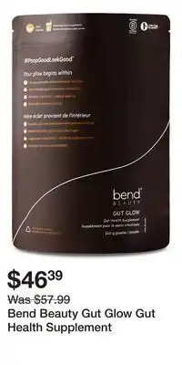Well Bend Beauty Gut Glow Gut Health Supplement offer
