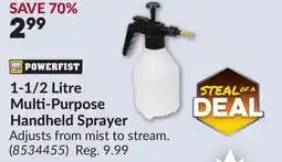 Princess Auto 1-1/2 Litre Multi-Purpose Handheld Sprayer offer