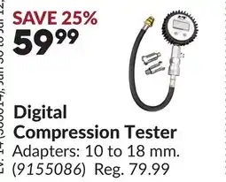 Princess Auto Digital Compression Tester offer