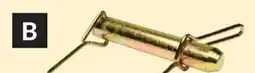 Princess Auto 5/8 in. Square PTO Lock Pins offer