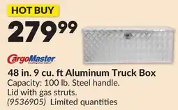 Princess Auto 48 in. 9 cu. ft Aluminum Truck Box offer