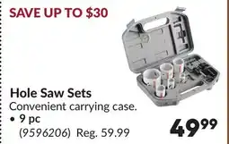 Princess Auto Hole Saw Sets offer