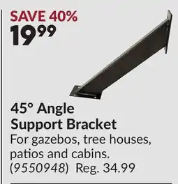 Princess Auto 45° Angle Support Bracket offer