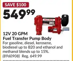 Princess Auto 12V 20 GPM Fuel Transfer Pump Body offer