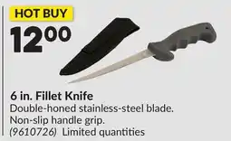 Princess Auto 6 in. Fillet Knife offer