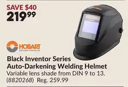 Princess Auto Black Inventor Series Auto-Darkening Welding Helmet offer