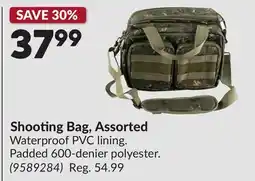 Princess Auto Shooting Bag, Assorted offer