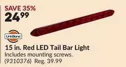 Princess Auto 15 in. Red LED Tail Bar Light offer