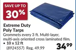 Princess Auto Extreme Duty Poly Tarps offer