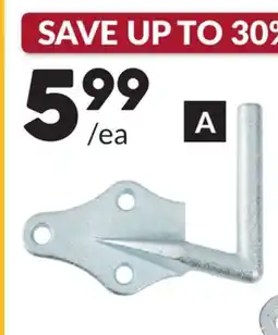 Princess Auto Zinc Stake Eye or Hooks offer
