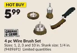Princess Auto 4 pc Wire Brush Set offer