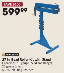 Princess Auto 27 in. Bead Roller Kit with Stand offer