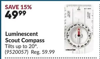 Princess Auto Luminescent Scout Compass offer