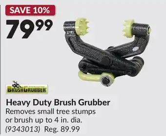 Princess Auto Heavy Duty Brush Grubber offer