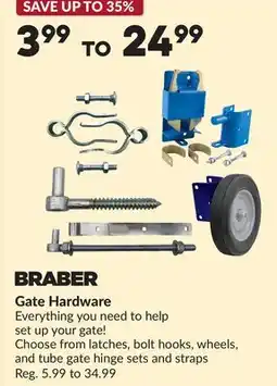 Princess Auto Braber Gate Hardware offer