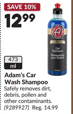 Princess Auto Adam's Car Wash Shampoo offer