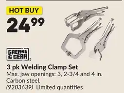 Princess Auto 3 pk Welding Clamp Set offer