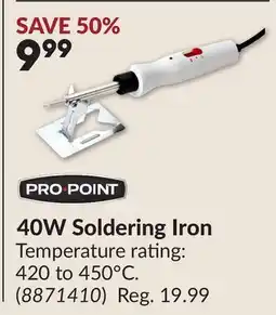 Princess Auto 40W Soldering Iron offer
