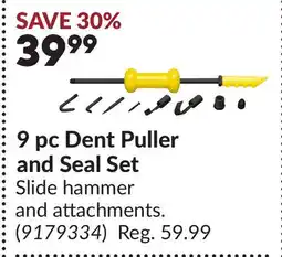 Princess Auto 9 pc Dent Puller and Seal Set offer