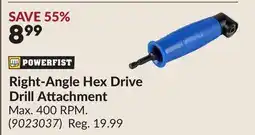 Princess Auto Right-Angle Hex Drive Drill Attachment offer