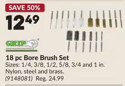 Princess Auto 18 pc Bore Brush Set offer