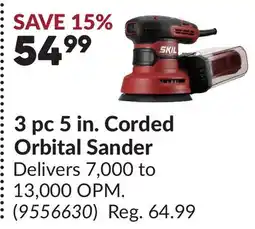Princess Auto 3 pc 5 in. Corded Orbital Sander offer