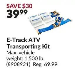 Princess Auto E-Track ATV Transporting Kit offer