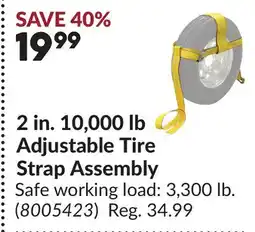 Princess Auto 2 in. 10,000 lb Adjustable Tire Strap Assembly offer