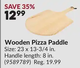 Princess Auto Wooden Pizza Paddle offer