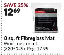 Princess Auto 8 sq. ft Fibreglass Mat offer