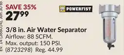Princess Auto 3/8 in. Air Water Separator offer