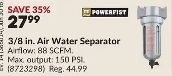 Princess Auto 3/8 in. Air Water Separator offer
