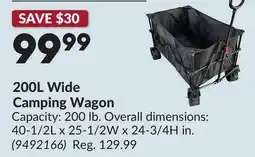 Princess Auto 200L Wide Camping Wagon offer