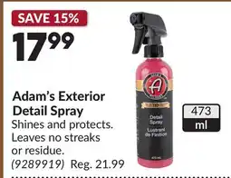 Princess Auto Exterior Detail Spray offer