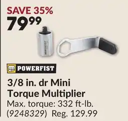 Princess Auto POWERFIST 3/8 in. dr Mini Torque Multiplier offer