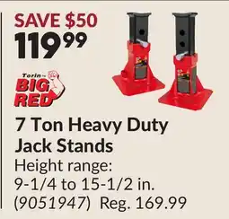 Princess Auto 7 Ton Heavy Duty Jack Stands offer