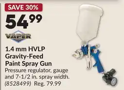 Princess Auto 1.4 mm HVLP Gravity-Feed Paint Spray Gun offer